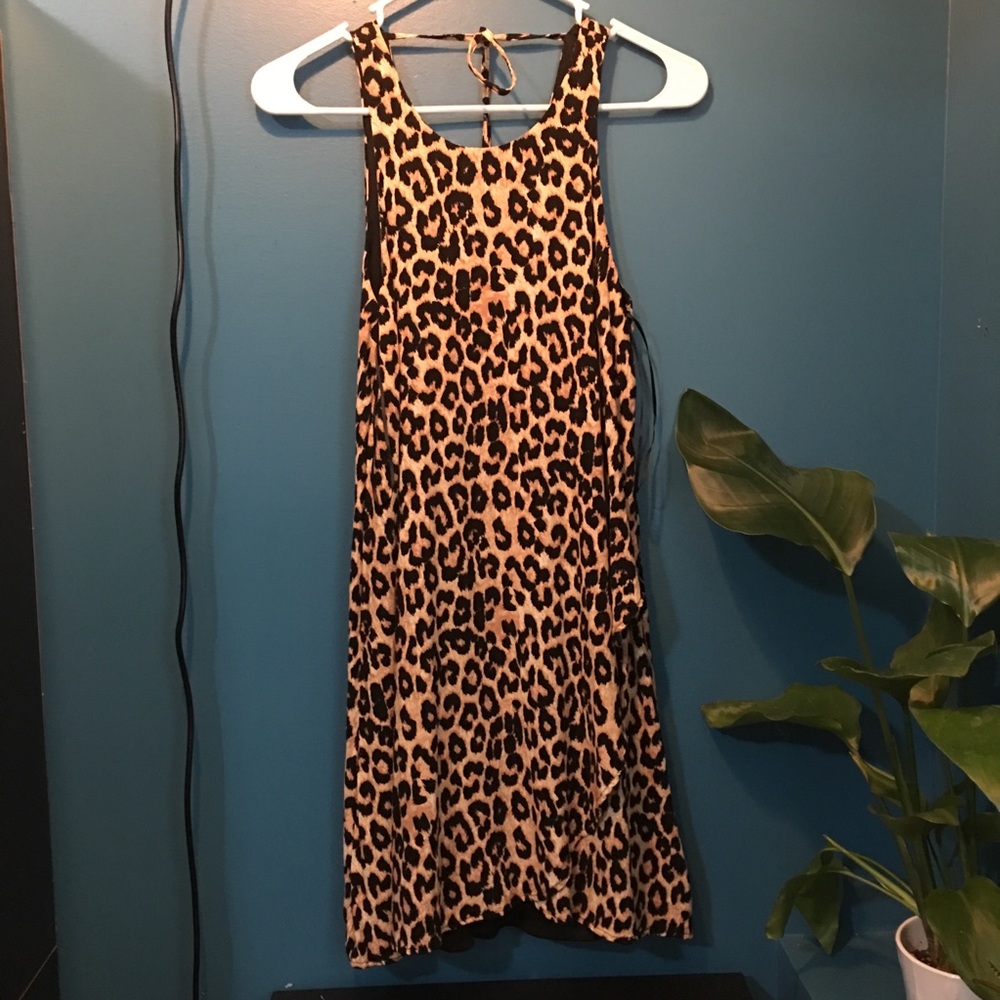 Francesca’s leopard print dress